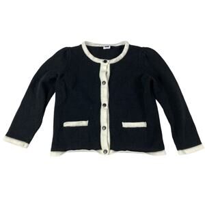 Janie and Jack Black & White Cardigan